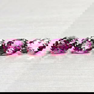 Natural Pink Tourmaline 0.50 Ct. 4 Pcs. Oval Shape Unheated Gemstones From Nigeria: Product ID: 807250976 Product Name: Natural Tourmaline Weight: 0.50 CT. Size: 3.9 x 2.9 x 1.9 to 3.8 x 2.9 x 1.2 MM. Shape: Oval Color: Pink Clarity:VSI Luster: Good Gems Origin: Nigeria Treatment: