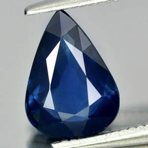 Natural Blue Sapphire 1.67 Ct. VVS Pear Shape 9.3 x 6.7 Mm. Gemstone From Thailand