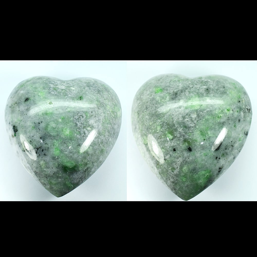 Natural Burmese Jade 9274 Ct. Heart Size 135 x 150 x 70 Mm. Unheated Gemstone (1 of 3)