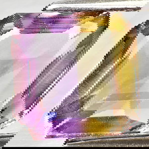 Natural Bi Color Ametrine 3.05 Ct. Octagon Shape 8.6 x 8.6 Mm Gemstone From Bolivia (1 of 3)