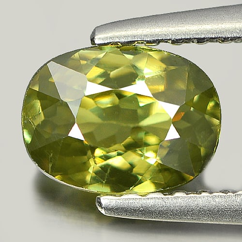 Natural Green Demantoid Garnet 1.00 Ct. Oval Shape 6.86 x 5.15 Mm. Unheated Gemstone: Product ID: 802921194 / Product Name: Natural Demantoid / Weight: 1.00 CT. / Size: 6.86 x 5.15 x 3.11 MM. / Shape: Oval / Color: Green / Clarity:VSI / Luster: Very Good / Gems Origin: Mardagascar / Tr