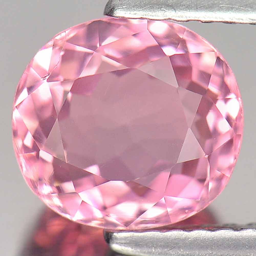 Natural Pink Tourmaline 1.96 Ct. Oval Shape 8 x 7.5 Mm. Gemstone Unheated From Nigeria (1 of 3)