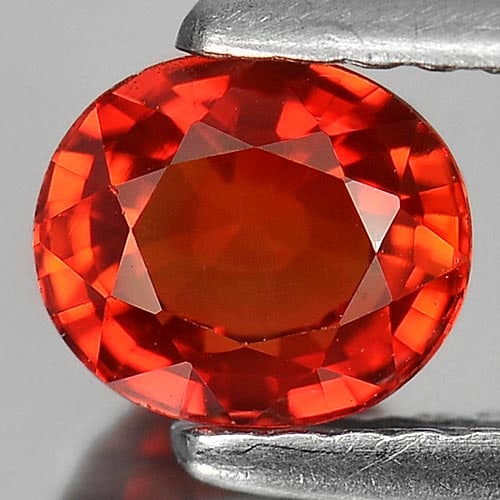 Natural Orangish Red Songea Sapphire 1.06 Ct. Clean Oval Shape 6 x 5.2 Mm. Gemstone From Tanzania: Product ID: 106108348 Product Name: Natural Red Sapphire Weight: 1.06 CT. Size: 6 x 5.2 x 4.9 MM. Shape: Oval Color: Orangish Red Clarity:IF Luster: Very Good Gems Origin: Tanzania Treatment: Heated C