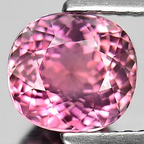 Natural Pink Tourmaline 1.84 Ct. Clean Cushion Shape 7.9 x 7.3 Mm. Gemstone Unheated From Nigeria: Product ID: 807239585 Product Name: Natural Tourmaline Weight: 1.84 CT. Size: 7.9 x 7.3 x 5.5 MM. Shape: Cushion Color: Purplish Pink Clarity:IF Luster: Good Gems Origin: Nigeria Treatment: Unheated C