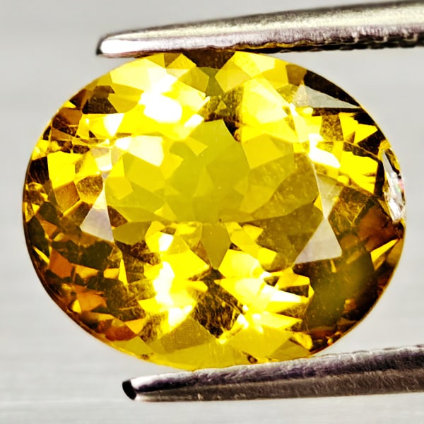Natural Yellow Citrine 3.06 Ct. Oval Shape 10.7 x 9.1 Mm Gemstone From Brazil: Product ID: 801815122 Product Name: Natural Citrine Weight: 3.06 CT. Size: 10.7 x 9.1 x 5.9 MM. Shape: Oval Color: Yellow Clarity:VSI Luster: Good Gems Origin: Brazil Treatment: Unheated Crystal Struc