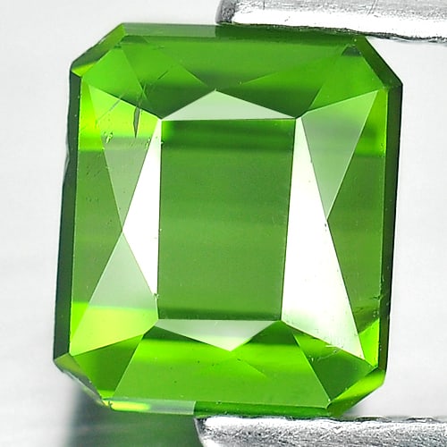 Natural Green Tourmaline 1.88 Ct. Octagon Shape 7 x 6 Mm Gemstone From Nigeria: Product ID: 807250137 Product Name: Natural Tourmaline Weight: 1.88 CT. Size: 7 x 6 x 5 MM. Shape: Octagon Color: Green Clarity:VSI Luster: Good Gems Origin: Nigeria Treatment: Unheated Crystal Struct