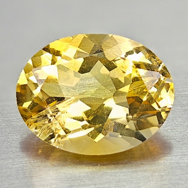 Natural Yellow Citrine 2.15 Ct. Oval Shape 10 x 7.7 Mm Gemstone From Brazil: Product ID: 801815014 Product Name: Natural Citrine Weight: 2.15 CT. Size: 10 x 7.7 x 5.1 MM. Shape: Oval Color: Yellow Clarity:SI Luster: Good Gems Origin: Brazil Treatment: Unheated Crystal Structur