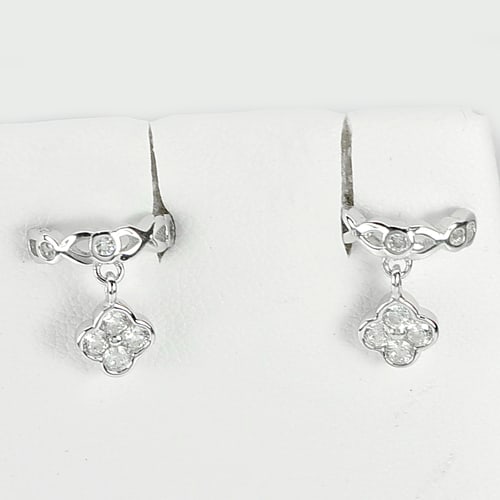 925 Sterling Silver Cuff Earrings Jewelry 2.60 Grams Lovely Design: Product ID: 280520111 Product Type: 925 Sterling Silver Fine Jewelry Jewelry Weight: 2.60 Grams. Gemstones Color: Silver Metal: Solid Silver 92.5%. Gemstone Detail: About 2.60 Grams. Round White CZ Si