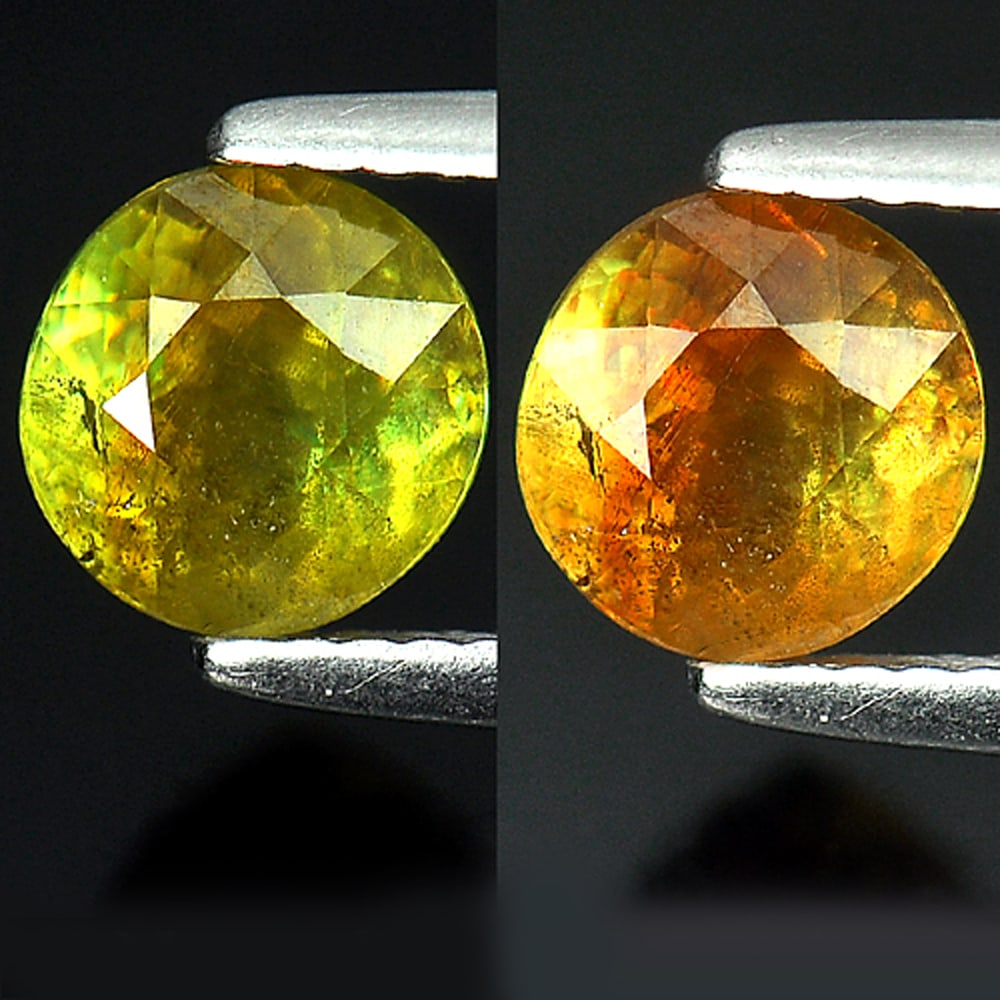 Natural Yellowish Green Titanium Sphene Red Spark 1.48 Ct. Oval Shape 6.6 x 6.4 Mm Gemstone: Product ID: 806504476 Product Name: Natural Sphene Weight: 1.48 CT. Size: 6.6 x 6.4 x 4.6 MM. Shape: Oval Color: Multi-Color Clarity:SI1 Luster: Adamantine Gems Origin: Madagascar Treatment: Unheated 
