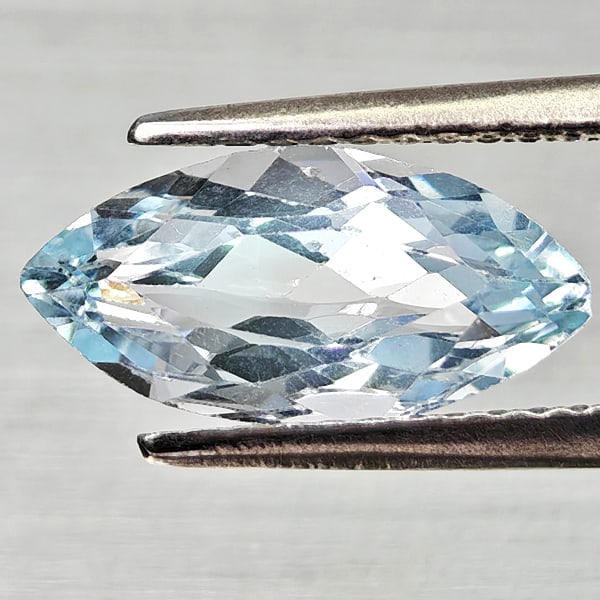 Natural Swiss Blue Topaz 2.16 Ct. Marquise Shape 11.9 x 5.9 Mm Gemstone From Brazil: Product ID: 807168198 Product Name: Natural Blue Topaz Weight: 2.16 CT. Size: 11.9 x 5.9 x 4.5 MM. Shape: Marquise Shape Color: Swiss Blue Clarity:VSI Luster: Good Gems Origin: Brazil Treatment: Treat