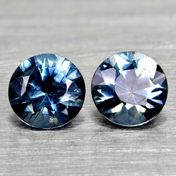 Natural Fancy Color Sapphire 0.45 Ct. 2 Pcs Round Diamand Cut 3.7 Mm Gemstones From Tanzania: Product ID: 806162211 Product Name: Natural Green Sapphire Weight: 0.45 CT. Size: 3.7 x 3.7 x 2.3 MM. Shape: Round Diamond Cut Color: Fancy Color Clarity:VSI Luster: Very Good Gems Origin: Tanzania Tr