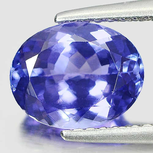 Natural Bluish Purple Tanzanite 2.23 Ct. VVS Oval Shape 9.1 x 7.2 Mm. Gemstone From Tanzania: Product ID: 807008951 Product Name: Natural Tanzanite Weight: 2.23 CT. Size: 9.1 x 7.2 x 4.5 MM. Shape: Oval Color: Purple Clarity:VVS Luster: Very Good Gems Origin: Tanzania Treatment: Heated Crystal