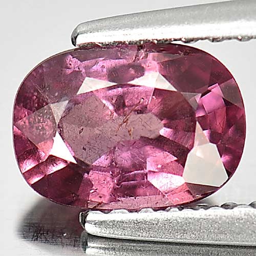 Natural Purplish Pink Rhodolite Garnet 1.10 Ct. Oval Shape 7.3 x 5.3 Mm Gemstone From Madagascar: Product ID: 802925043 Product Name: Natural Rhodolite Weight: 1.10 CT. Size: 7.3 x 5.3 x 3.4 MM. Shape: Oval Color: Purplish Pink Clarity:SI Luster: Good Gems Origin: Madagascar Treatment: Unheated Cr