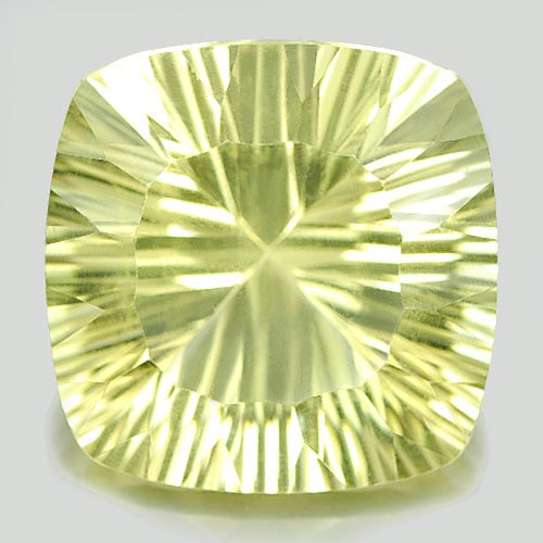 Natural Yellow Lemon Quartz 22.41 Ct. Clean Cushion Concave Cut 18.7 x 18.7 Mm. Gemstone From Brazil: Product ID: 805526277 / Product Name: Natural Quartz / Weight: 22.41 CT. / Size: 18.7 x 18.7 x 11.9 MM. / Shape: Cushion Concave Cut / Color: Yellow / Clarity:IF / Luster: Very Good / Gems Origin: Bra