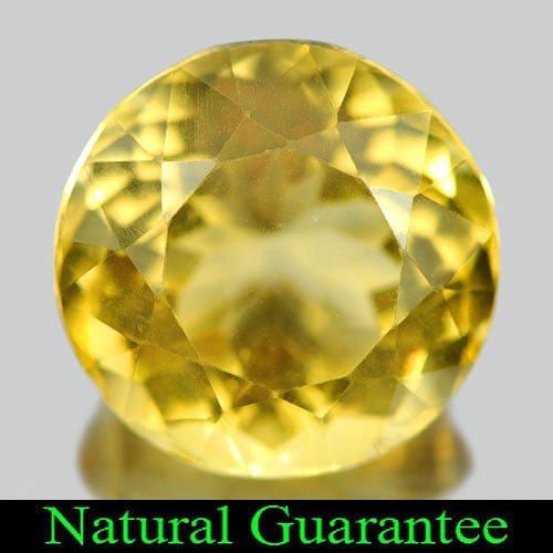 Natural Yellow Citrine 3.37 Ct. Round Shape 9.6 Mm. Unheated Gemstone From Brazil: Product ID: 801810782 Product Name: Natural Citrine Weight: 3.37 CT. Size: 9.6 x 9.6 x 6.8 MM. Shape: Round Color: Yellow Clarity:VSI Luster: Good Gems Origin: Brazil Treatment: Unheated Crystal Struc