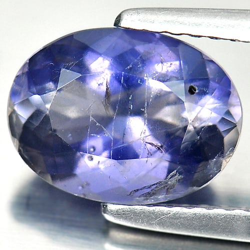 Natural Violet Blue Iolite 2.18 Ct. Oval Shape 12.1 x 7.6 Mm. Gemstone From Madagascar: Product ID: 803801976 Product Name: Natural Iolite Weight: 2.18 CT. Size: 12.1 x 7.6 x 5.5 MM. Shape: Oval Color: Violet Blue Clarity:SI Luster: Good Gems Origin: Madagascar Treatment: Unheated Crysta