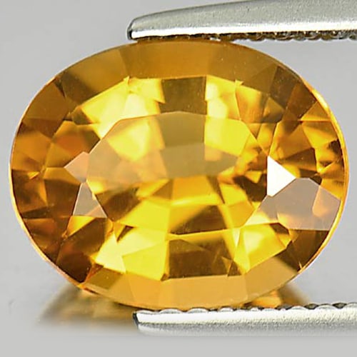 Natural Yellow Citrine 2.40 Ct. Clean Oval Shape 10.1 x 8.2 Mm. Gemstone From Brazil: Product ID: 801811318 Product Name: Natural Citrine Weight: 2.40 CT. Size: 10.1 x 8.2 x 5.6 MM. Shape: Oval Color: Yellow Clarity:IF Luster: Very Good Gems Origin: Brazil Treatment: Unheated Crystal S