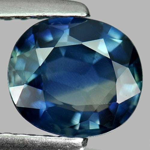 Natural Multi Color Sapphire 1.39 Ct. VVS Oval Shape 7.27 x 6.49 Mm. Gemstone From Thailand: Product ID: 806144182 Product Name: Natural Blue Sapphire Weight: 1.39 CT. Size: 7.27 x 6.49 x 3.20 MM. Shape: Oval Color: Blue Clarity:VVS Luster: Good Gems Origin: Thailand Treatment: Heated Crystal