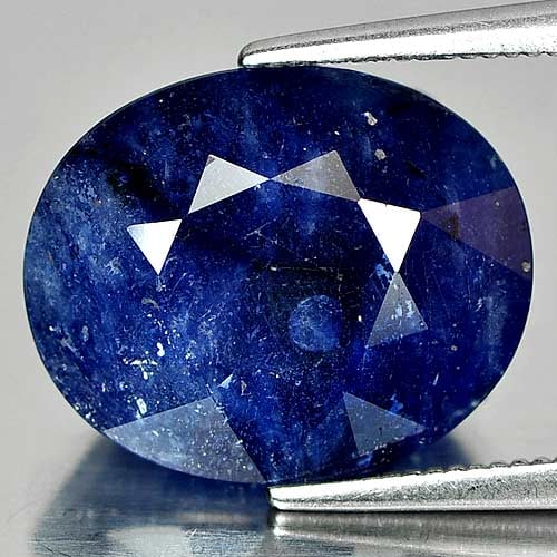 Natural Blue Sapphire 11.65 Ct. Oval Shape 14.3 x 11.7 Mm. Gemstone From Madagascar: Product ID: 806010383 Product Name: Natural Blue Sapphire Weight: 11.65 CT. Size: 14.3 x 11.7 x 8 MM. Shape: Oval Color: Blue Clarity:Semi - Transparent Luster: Good Gems Origin: Madagascar Treatment: