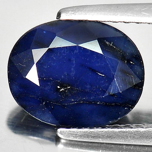 Natural Deep Blue Sapphire 3.29 Ct. Oval Shape 10 x 8 Mm Gemstone From Madagascar: Product ID: 806011132 Product Name: Natural Blue Sapphire Weight: 3.29 CT. Size: 10 x 8 x 4.7 MM. Shape: Oval Color: Deep Blue Clarity:Opaque Luster: Good Gems Origin: Madagascar Treatment: Heated (Le