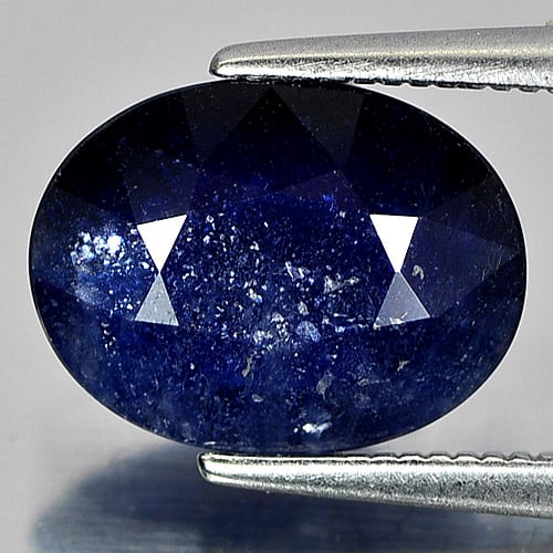 Natural Deep Blue Sapphire 3.52 Ct. Oval Shape 11 x 8.3 Mm Gemstone From Madagascar: Product ID: 806010873 Product Name: Natural Blue Sapphire Weight: 3.52 CT. Size: 11 x 8.3 x 4 MM. Shape: Oval Color: Deep Blue Clarity:SI Luster: Good Gems Origin: Madagascar Treatment: Heated (Lead-g