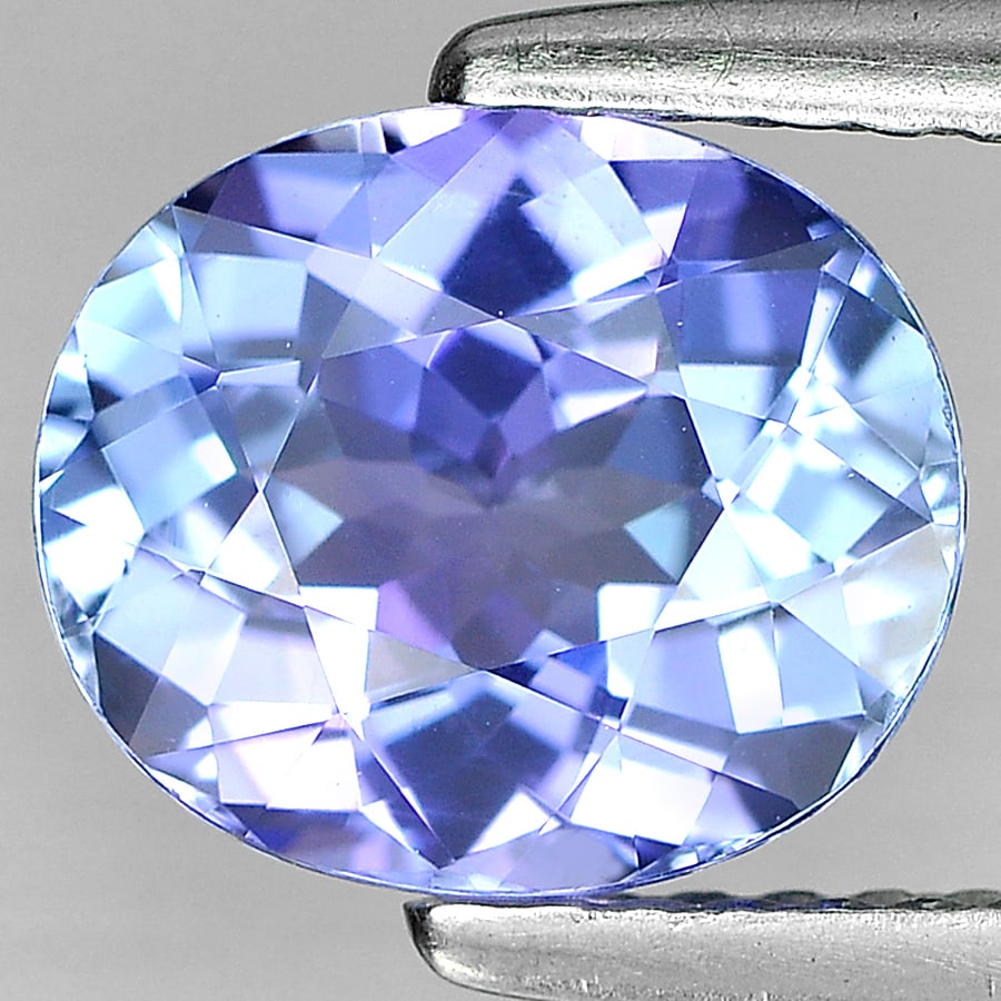 Certified Natural Violetish Blue Tanzanite 1.92 Ct. Clean Oval Shape 8.60 x 7.32 Mm Gemstone from: Product ID: 807005453 Product Name: Natural Tanzanite Weight: 1.92 CT. Size: 8.60 x 7.32 x 4.38 MM. Shape: Oval Color: Violetish Blue Clarity:IF Luster: Very Good Gems Origin: Tanzania Treatment: Heat