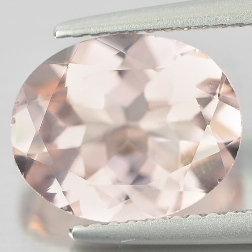 Natural Peach Pink Morganite 2.84 Ct. Clean Oval Shape 10.9 x 8.8 Mm. Gemstone From Brazil: Product ID: 816100762 Product Name: Natural Morganite Weight: 2.84 CT. Size: 10.9 x 8.8 x 5.2 MM. Shape: Oval Color: Peach Pink Clarity:IF Luster: Good Gems Origin: Brazil Treatment: Unheated Crystal