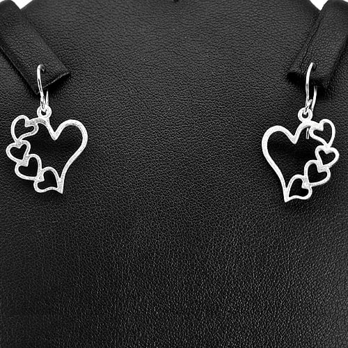 925 Sterling Silver Dangle Earrings Jewelry 2.31 Grams (1 of 3)