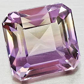 Natural Bi Color Ametrine 3.48 Ct. Octagon Shape 8.9 x 8.7 Mm Gemstone From Bolivia (1 of 3)