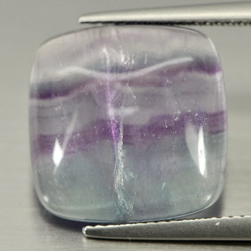 Natural Fluorite 12.09 Ct. Square Cabochon Shape Unheated Gemstone From Brazil: Product ID: 807802834 Product Name: Natural Fluorite Weight: 12.09 CT. Size: 14.9 x 14.9 x 5 MM. Shape: Square Cabochon Color: See As On Picture Clarity:Semi - Transparent Luster: Good Gems Origin: Br