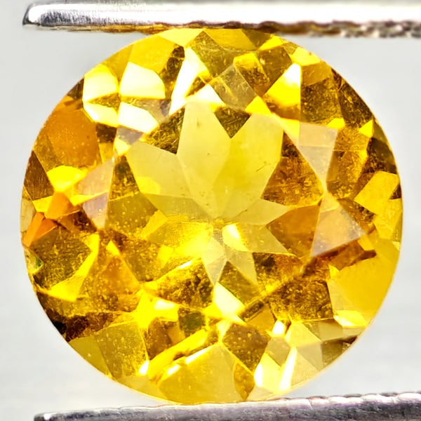 Natural Yellow Citrine 2.56 Ct. Round Shape 9 Mm Gemstone From Brazil: Product ID: 801815331 Product Name: Natural Citrine Weight: 2.56 CT. Size: 9 x 9 x 5.8 MM. Shape: Round Color: Yellow Clarity:VSI Luster: Good Gems Origin: Brazil Treatment: Unheated Crystal Structure