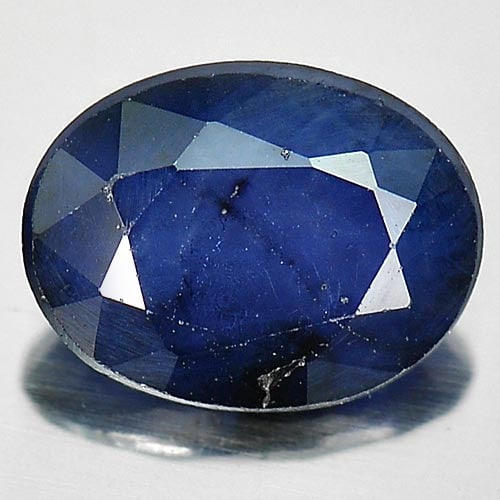 Natural Deep Blue Sapphire 2.29 Ct. Oval Shape 9 x 7 Mm Gemstone From Madagascar: Product ID: 806011186 Product Name: Natural Blue Sapphire Weight: 2.29 CT. Size: 9 x 7 x 4.2 MM. Shape: Oval Color: Deep Blue Clarity:Opaque Luster: Good Gems Origin: Madagascar Treatment: Heated (Lea