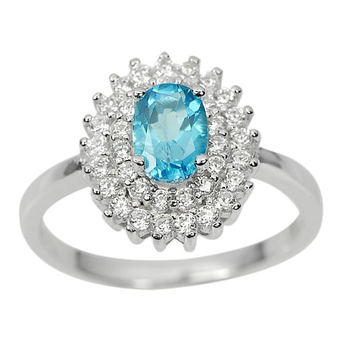 Natural Swiss Blue Topaz 925 Sterling Silver Ring Jewelry 3.46 G. Size 8: Product ID: 281070452 Product Name: Sterling Silver Ring Product Type: 925 Sterling Silver Fine Jewelry Jewelry Weight: 3.46 Grams. Ring Size: 8 Resizable(Fee) Gemstones Color: Blue Metal: Solid Silve
