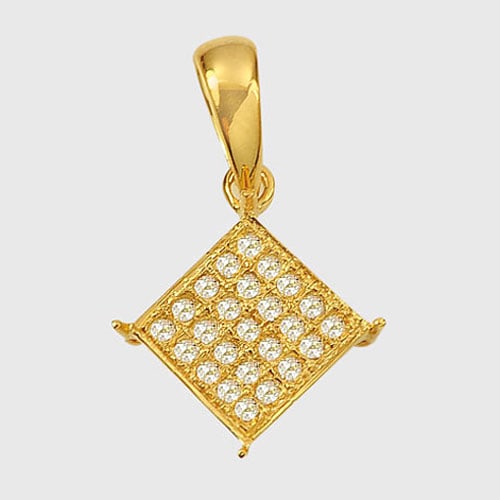 Natural White Diamond 10K Yellow Gold Pendant Jewelry 0.61 G.: Jewelry Setting / Metal: 10K Solid Gold / Jewelry Weight: 0.61 Grams. / / Gemstones Details / Product ID: 550000056 / Product Name: Gold Jewelry Pendant / Gemstone: / Total Gem Weight: 0.61 CT. / Gems
