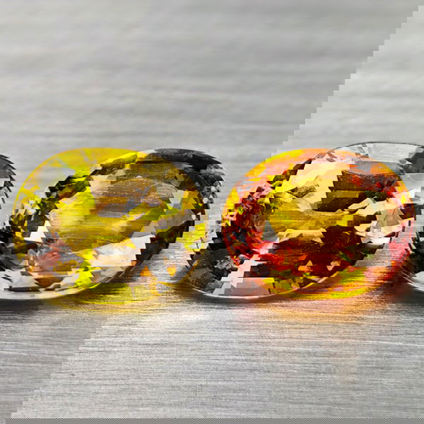 Natural Yellow Songea Sapphire 1.30 Ct. 2 Pcs Oval Shape Gemstones From Tanzania (1 of 3)