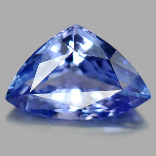 Natural Violetish Blue Tanzanite 1.36 Ct. Clean Trilliant Shape 9.49 x 6.26 Mm. Gemstone From (1 of 4)