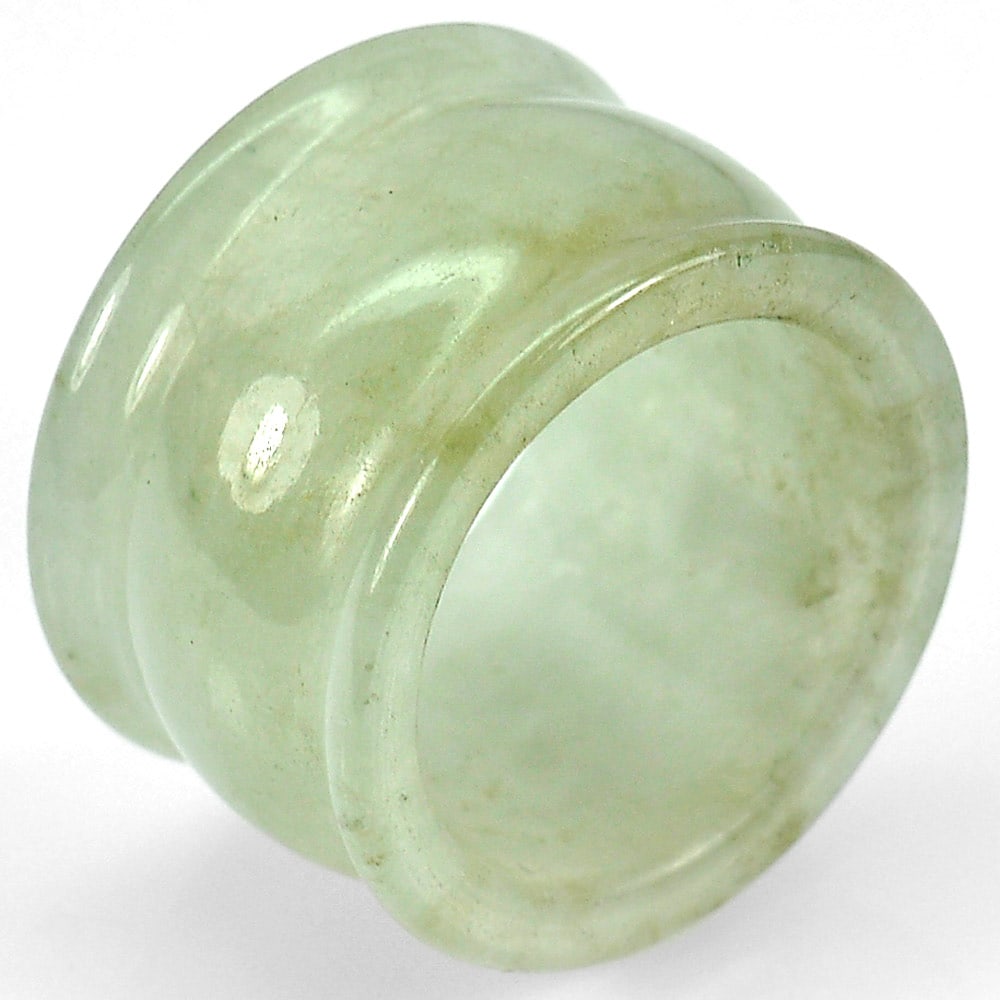 Natural Green Jade 54.22 Ct. Gemstone Unheated Ring Size 9.5 (1 of 3)