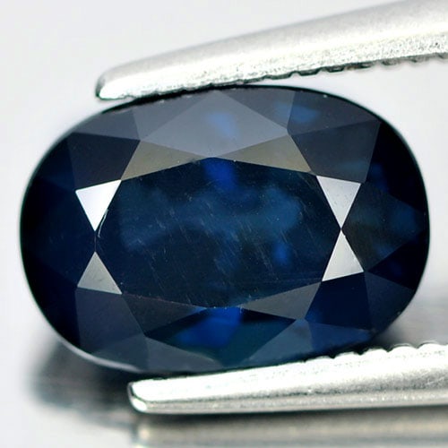 Natural Blue Sapphire 2.44 Ct. Oval Shape 8.9 x 6.2 Mm. Gemstone From Thailand (1 of 3)