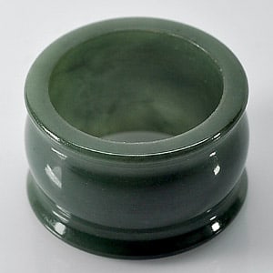 Natural Green Jade Ring 47.38 Ct. Size 9.5 Unheated From Thailand: Product ID: 819808488 Product Name: Natural Jade Weight: 47.38 CT. Size: 26 x 26 x 15.6 MM. Shape: See As On Picture Color: Green Clarity:Opaque Luster: Good Gems Origin: Thailand Treatment: Unheated