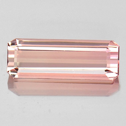 Natural Pink Tourmaline 1.23 Ct. Octagon Shape 10.5 x 3.8 Mm Gemstone From Nigeria (1 of 3)