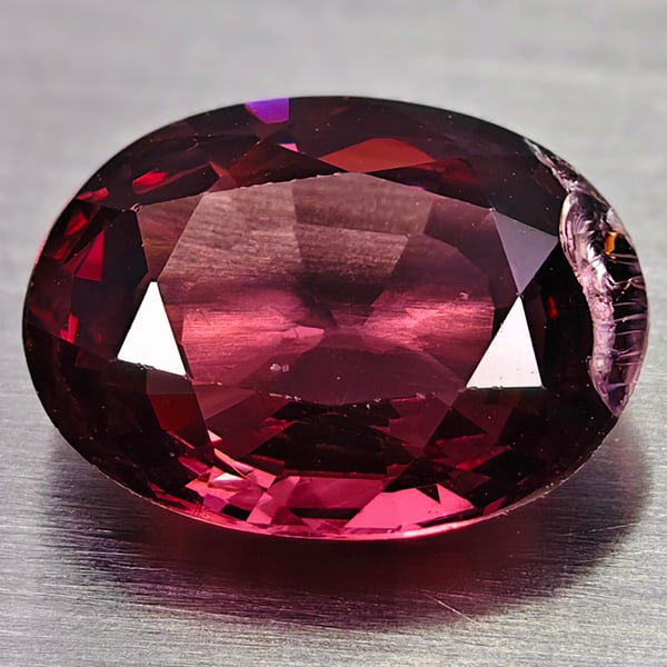 Natural Pink Red Rhodolite Garnet 1.55 Ct. Oval Shape 8.1 x 6.1 Mm Gemstone From Madagascar: Product ID: 102907335 Product Name: Natural Rhodolite Weight: 1.55 CT. Size: 8.1 X 6.1 X 3.3 MM. Shape: OVAL Color: PINK RED Clarity:SI Luster: GOOD Gems Origin: MADAGASCAR Treatment: UNHEATED Crystal