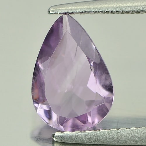 Natural Purple Amethyst 1.23 Ct. Pear Shape 10 x 7 Mm. Gemstone From Brazil: Product ID: 800313823 Product Name: Natural Amethyst Weight: 1.23 CT. Size: 10 x 7 x 3.6 MM. Shape: Pear Color: Purple Clarity:VVS Luster: Good Gems Origin: Brazil Treatment: Unheated Crystal Structur