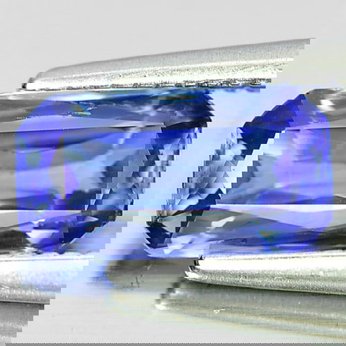 Natural Violetish Blue Tanzanite 1.12 Ct. VS Octagon Shape 8.6 x 4.7 Mm. Gemstone From Tanzania (1 of 3)