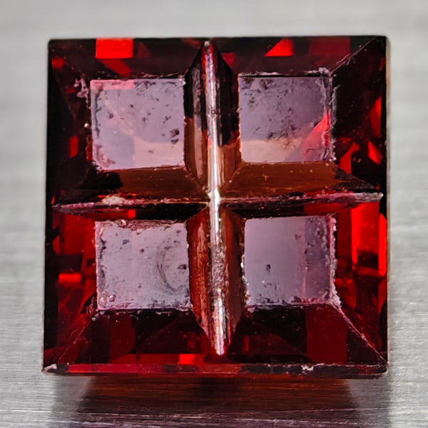 Natural Orange Red Spessartine Garnet 0.95 Ct. Fancy Shape 5 Mm Gemstone from Tanzania: Product ID: 102900383 Product Name: Natural Spessartine Weight: 0.95 CT. Size: 5 x 5 x 3.5 MM. Shape: Fancy Color: Orange Red Clarity:VVS Luster: Good Gems Origin: Tanzania Treatment: Unheated Crystal