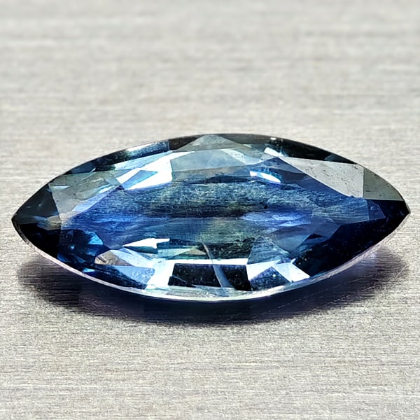 Natural Blue Sapphire 0.57Ct. Marquise Shape 8.7 x 3.7 Mm Gemstone From Thailand: Product ID: 806012121 Product Name: Natural Blue Sapphire Weight: 0.57 CT. Size: 8.7 x 3.7 x 2 MM. Shape: Marquise Shape Color: Blue Clarity:VSI Luster: Good Gems Origin: Thailand Treatment: Heated Cr