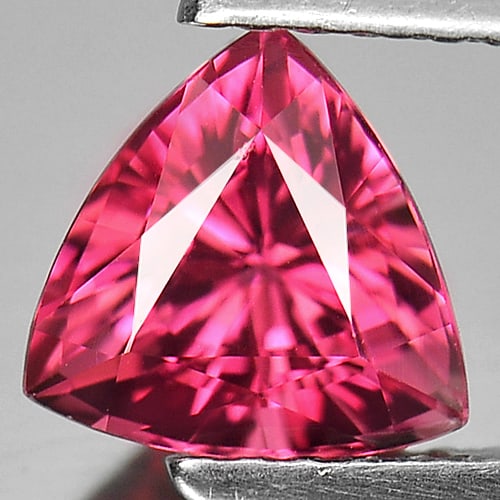 Natural Pink Tourmaline 1.36 Ct. VVS Trilliant Shape 7.2 x 7.2 Mm. Gemstone Unheated From Nigeria (1 of 3)