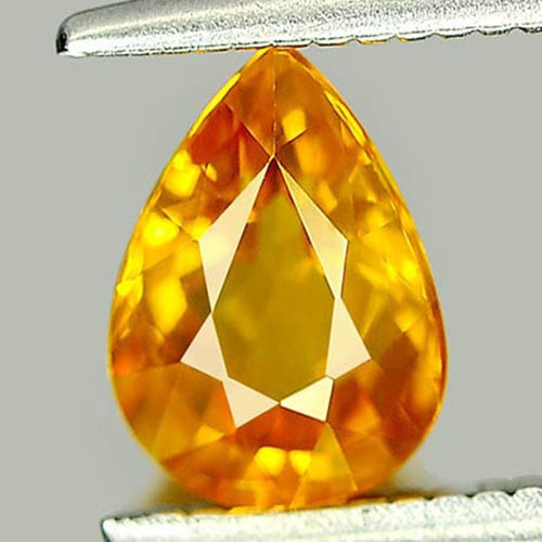 Natural Yellow Ceylon Sapphire 0.97 Ct. VVS Pear Shape 7.1 x 5.1 Mm. Gemstone From Sri Lanka: Product ID: 806157622 Product Name: Natural Yellow Sapphire Weight: 0.97 CT. Size: 7.1 x 5.1 x 3.5 MM. Shape: Pear Color: Yellow Clarity:VVS Luster: Very Good Gems Origin: Sri - Lanka Treatment: Heate