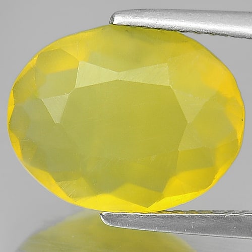 Natural Yellow Opal 3.55 Ct. Oval Shape 13.7 x 11 Mm. Gemstone Unheated From Mexico: Product ID: 818727541 Product Name: Natural Opal Weight: 3.55 CT. Size: 13.7 x 11 x 5.8 MM. Shape: Oval Color: Yellow Clarity:VSI Luster: Good Gems Origin: Mexico Treatment: Unheated Crystal Structure