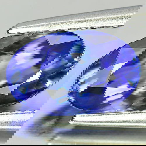 Natural Violetish Blue Tanzanite 1.26 Ct. Clean Oval Shape 8.3 x 5.3 Mm. Gemstone From Tanzania: Product ID: 807006236 Product Name: Natural Tanzanite Weight: 1.26 CT. Size: 8.3 x 5.3 x 4 MM. Shape: Oval Color: Violetish Blue Clarity:IF Luster: Very Good Gems Origin: Tanzania Treatment: Heated Cr
