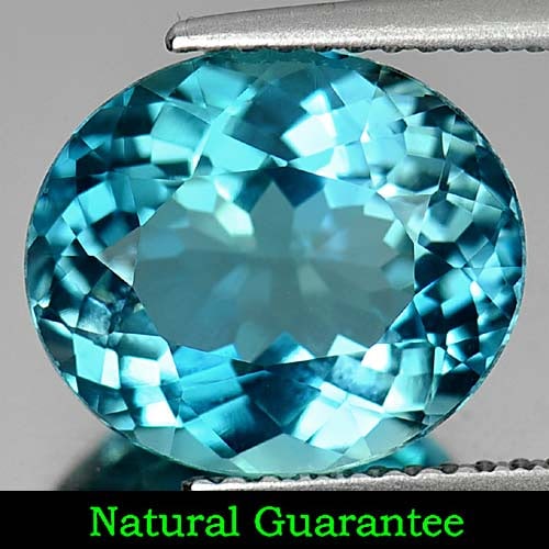 Natural London Blue Topaz 5.70 Ct. Clean Oval Shape 11.9 x 10.3 Mm Gemstone From Brazil: Product ID: 807163861 Product Name: Natural Blue Topaz Weight: 5.70 CT. Size: 11.9 x 10.3 x 6.4 MM. Shape: Oval Color: London Blue Clarity:IF Luster: Very Good Gems Origin: Brazil Treatment: Treated C